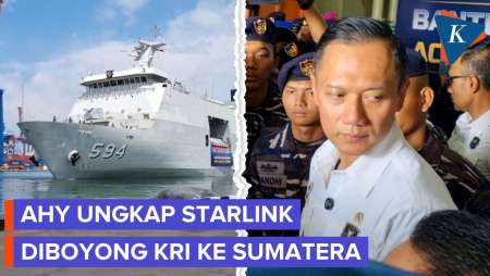 Pemerintah Kerahkan KRI Semarang Kirim Starlink Hingga Sanitasi Untuk Korban Bencana Sumatera