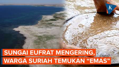 Sungai Eufrat Mengering, Warga Suriah Temukan Emas, di Mana Letaknya?