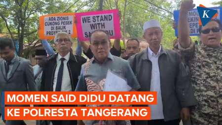 Detik-detik Kedatangan Said Didu ke Polresta Tangerang