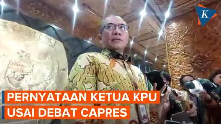 Pernyataan Ketua KPU Hasyim Asy’ari Usai Debat Capres Pemilu 2024