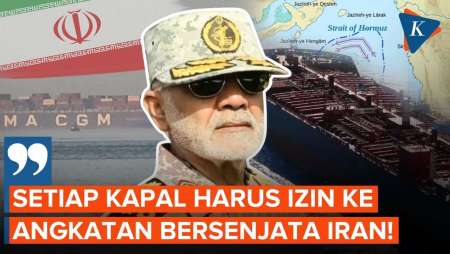 Militer Iran: Kapal Yang Lewat Selat Hormuz Harus Izin Kami!