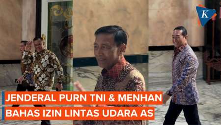 Bertemu Menhan, Para Jenderal Beri Masukan Soal Izin Lintas Udara AS