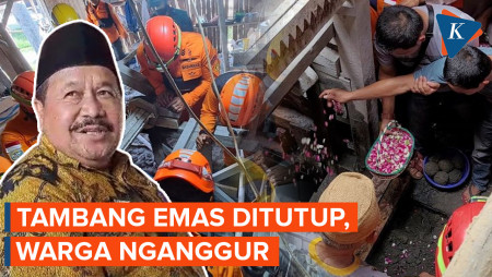 Kades Bingung, Warga Nganggur Usai Tambang Emas Ilegal Banyumas Ditutup