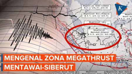 Ratusan Tahun Terkunci, di Mana Lokasi Zona Megathrust Mentawai-Siberut?