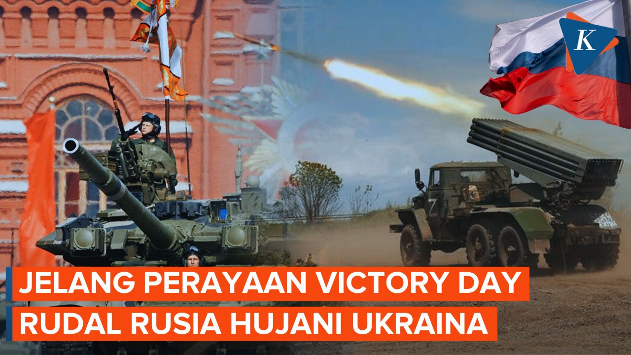 Rusia Hujani Ukraina dengan Rudal Jelang Perayaan Victory Day 9 Mei