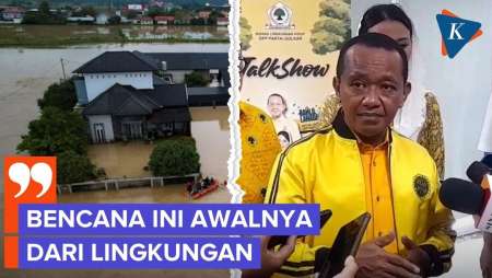 Bahlil Sebut Banjir-Longsor Sumatera Akibat Kerusakan Lingkungan