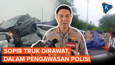 Sopir Truk Penyebab Kecelakaan Beruntun di Tol Cipularang, Dirawat dan Diawasi Polisi