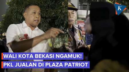 Wali Kota Bekasi Ngamuk Lihat PKL Jualan Di Stadion Patriot, Sampai Debat Dengan Pedagang