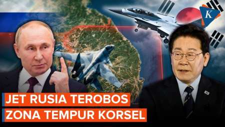 Pesawat Militer Rusia Masuk Zona Udara Korsel, Jet Tempur Siaga!