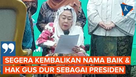 TAP MPR Dicabut, Sinta Nuriyah Minta Nama Baik Gus Dur Dipulihkan