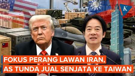 Hemat Amunisi Untuk Perang Iran, AS Tunda Jual Senjata Ke Taiwan