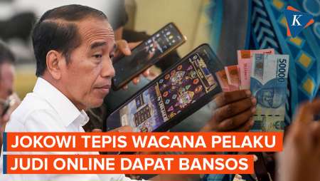 Jokowi Tepis Wacana Pemberian Bansos untuk Pelaku Judi Online