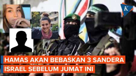 Hamas Akan Bebaskan 3 Sandera Israel Lagi Sebelum Jumat Ini