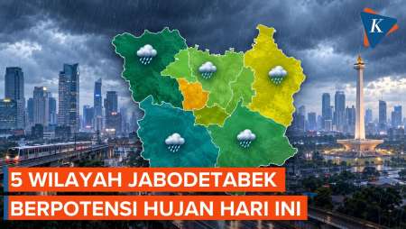 BMKG Ungkap Potensi Hujan Di 5 Wilayah Jabodetabek Hari Ini 27 Oktober 2026, Mana Saja?