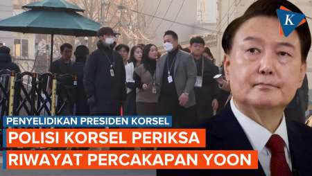 Polisi Korsel Periksa Riwayat Ponsel Yoon Suk Yeol soal Darurat Militer