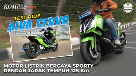 TEST RIDE | Alva Cervo | Motor Listrik Bergaya Sporty Dengan Jarak Tempuh 125 Km