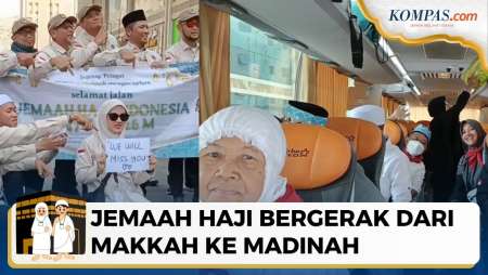Momen Jemaah Haji Dari Makkah Mulai Bergerak Ke Madinah