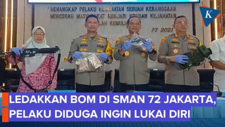 Terluka Di Kepala, Pelaku Ledakan SMAN 72 Jakarta Diduga Berniat Lukai Diri Sendiri