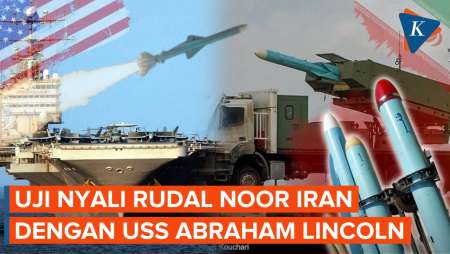 Khamenei Umbar Ancaman, Rudal Noor Iran Jadi "Taring Laut" Lumpuhkan Kapal Induk AS?