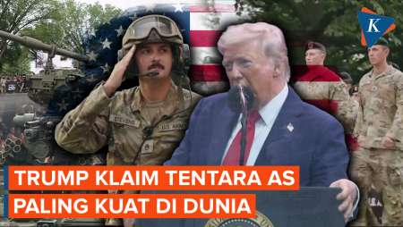Trump: Tidak Ada Kekuatan di Dunia yang Lebih Kuat dari Tentara AS
