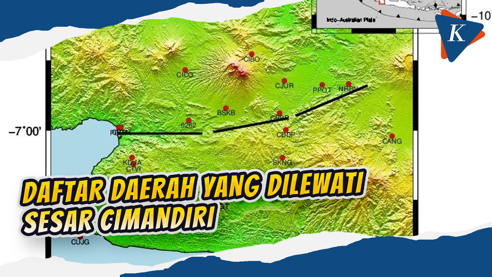 Mengenal Gempa Kerak Dangkal Akibat Sesar Cimandiri di Cianjur