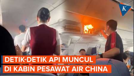 Api Muncul Di Kabin Air China Karena Baterai Lithium Terbakar, Penerbangan Dialihkan