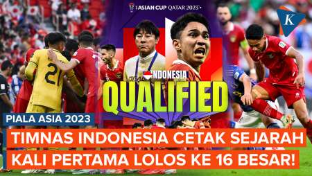 Sejarah Baru Tercipta! Timnas Indonesia Lolos 16 Besar Piala Asia 2023 untuk Kali Pertama