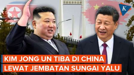 Kim Jong Un Tiba-tiba Ke China, Seberangi Jembatan Yang Baru Dibuka