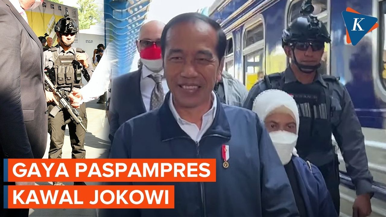 Bersenjata Lengkap, Paspampres Kawal Kunjungan Jokowi ke Ukraina