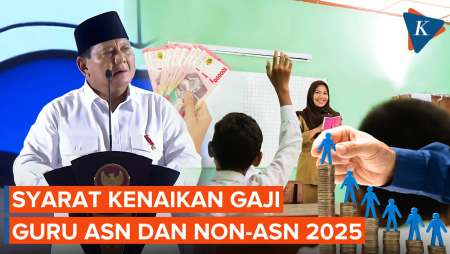 Prabowo Umumkan Kenaikan Gaji Guru ASN dan Non-ASN, Ini Syaratnya