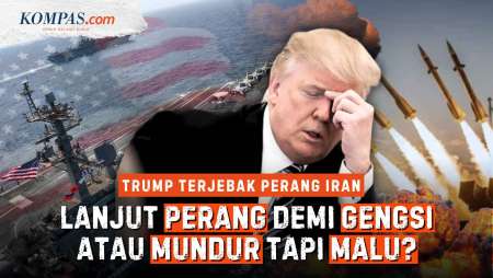 Trump Terjebak Perang Iran: Mau Terlihat Kuat, Tapi "Takut" Perang Besar Dimulai Lagi