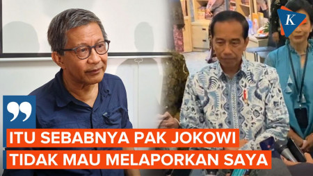 Rocky Gerung Ungkap Alasan Dirinya Tidak Dilaporkan oleh Jokowi