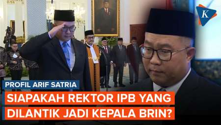 Profil Arif Satria, Rektor IPB Yang Dilantik Prabowo Jadi Kepala BRIN