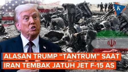 Trump Disebut “Tantrum” Saat Pilot F-15 AS Jatuh di Iran, Apa Penyebabnya?