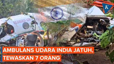 Ambulans Udara Jatuh Di India, 7 Orang Tewas