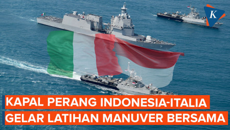 Kapal Perang Italia dan Indonesia Latihan Bersama, Apa Materinya?