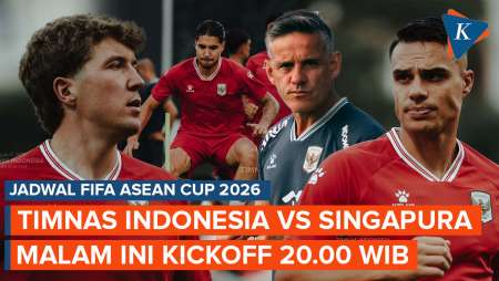 Jadwal Live Streaming Timnas Indonesia Vs Singapura Di FIFA ASEAN Cup 2026, Malam Ini!