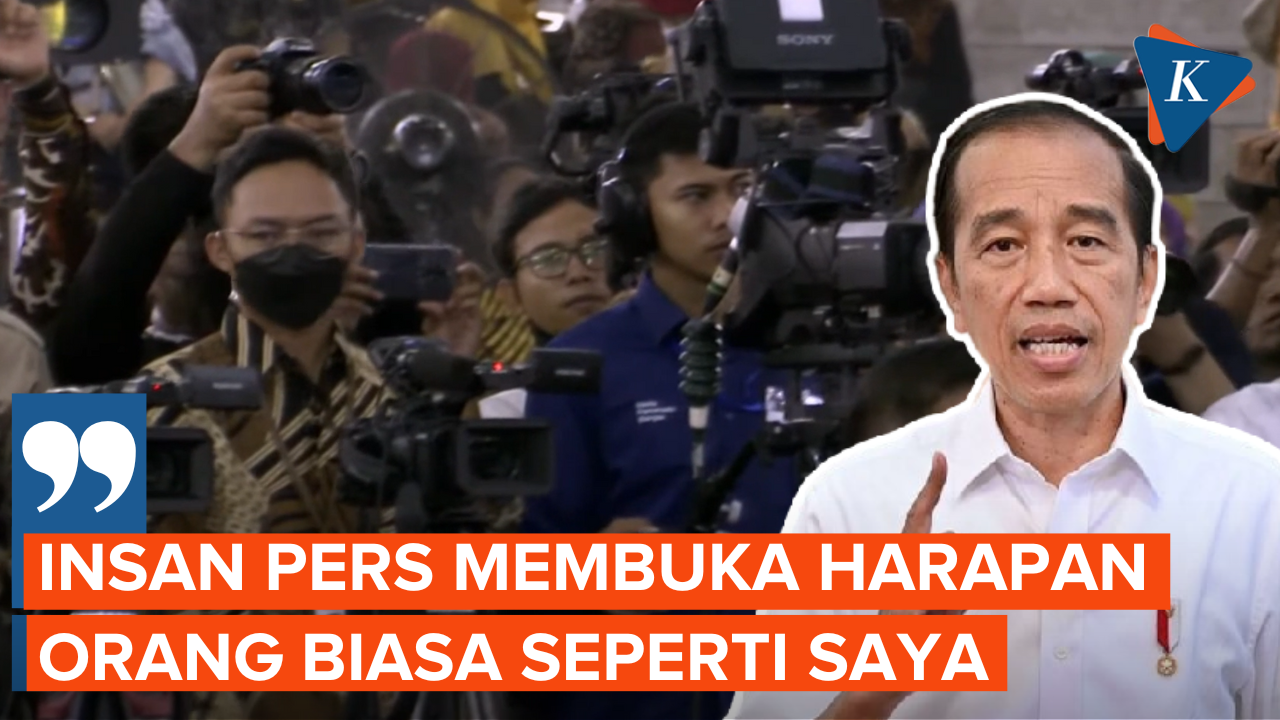 Jokowi Kenang Peranan Pers Bagi Dirinya