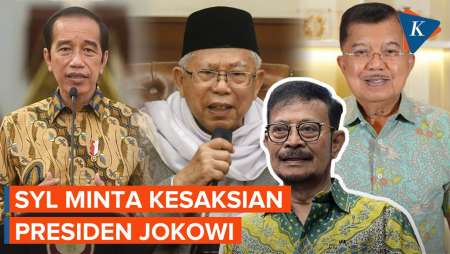 SYL Minta Presiden Jokowi, Wapres dan JK Jadi Saksi untuk Ringankan Kasusnya