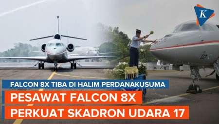 Pesawat Jet Falcon 8X TNI AU yang Bakal Perkuat Skadron Udara 17 di Halim Perdanakusuma