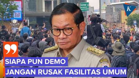 Ada Gelombang Demonstrasi Sepekan, Pramono Minta Jaga Fasilitas Umum