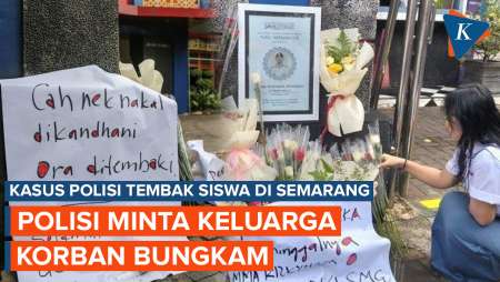 Keluarga Polisi Tembak Siswa di Semarang Diminta Bungkam