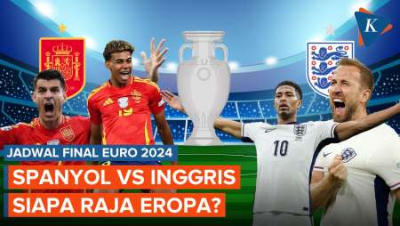 Live Streaming Spanyol Vs Inggris di Final Euro 2024, Perebutan…