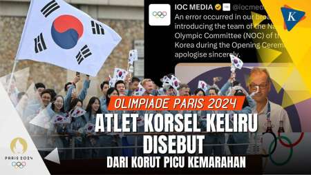 Diprotes Keras! Delegasi Atlet Korsel Keliru Disebut dari Korut Saat Pembukaan Olimpiade Paris