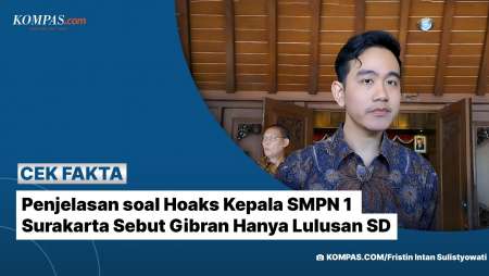 Penjelasan Soal Hoaks Kepala SMPN 1 Surakarta Sebut Gibran Hanya Lulusan SD