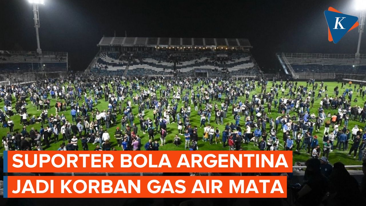 Kembali Terjadi, Suporter Bola jadi Korban Gas Air Mata Polisi Kini Terjadi di Argentina