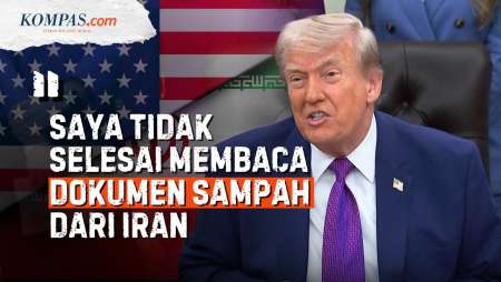Trump Sebut Proposal Iran Seperti Sampah, Ogah Baca Sampai Tuntas