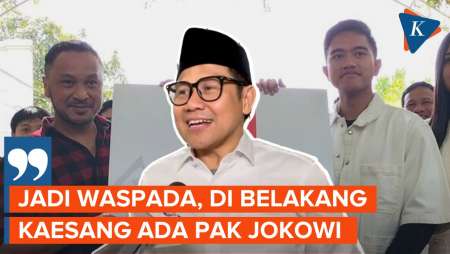 Cak Imin Waspada PSI, di Belakang Kaesang Ada Jokowi