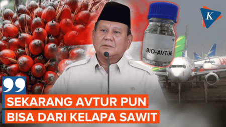 Prabowo: Indonesia Akan Buka Pengolahan Jelantah Dan Sawit Jadi Avtur!