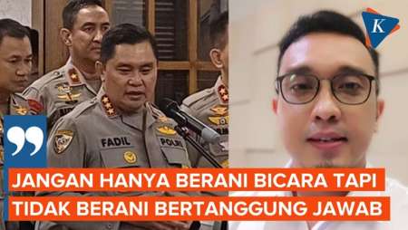 Fadil Imran Tantang Aiman Witjaksono Bongkar Sosok Polisi Tidak Netral di Pemilu